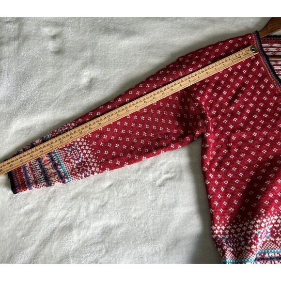 Jenny Buchanan Cardigan Large Sweater Wool Angora Nordic Icelandic Holidays - Picture 8 of 9